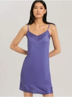 Große Größen Hanro Spaghettikleid Livia In Violet Blue Günstig Kaufen -hanro shop hanro spaghettikleid livia in violet blue 2