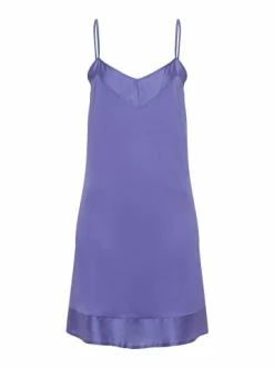 Große Größen Hanro Spaghettikleid Livia In Violet Blue Günstig Kaufen