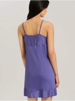 Große Größen Hanro Spaghettikleid Livia In Violet Blue Günstig Kaufen -hanro shop hanro spaghettikleid livia in violet blue 3