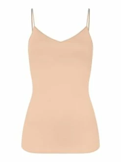 Große Größen Hanro Spaghettitop Cotton Seamless In Beige Günstig Kaufen