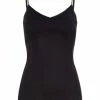 Große Größen Hanro Spaghettitop Cotton Seamless In Schwarz Günstig Kaufen