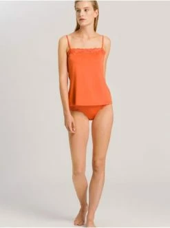 Große Größen Hanro Spaghettitop Juna In Coral Gold Günstig Kaufen -hanro shop hanro spaghettitop juna in coral gold 4