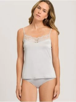 Große Größen Hanro Spaghettitop Mae In Silver Grey Günstig Kaufen -hanro shop hanro spaghettitop mae in silver grey 2