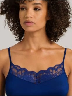 Große Größen Hanro Spaghettitop Mae In Space Blue Günstig Kaufen -hanro shop hanro spaghettitop mae in space blue 5