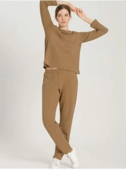 Hosen Hanro Stoffhose Easywear In Light Walnut Günstig Kaufen -hanro shop hanro stoffhose easywear in light walnut 4