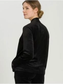 Große Größen Hanro Sweatjacken Favourites In Black Beauty Günstig Kaufen -hanro shop hanro sweatjacken favourites in black beauty 3