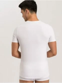 Shirts & Longsleeves Hanro T-Shirt Cotton Essentials In White / Deep Navy Günstig Kaufen -hanro shop hanro t shirt cotton essentials in white deep navy 4