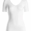 Große Größen Hanro T-Shirt Cotton Seamless Kurzarm In Weiß Günstig Kaufen -hanro shop hanro t shirt cotton seamless kurzarm in weiss
