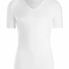 Wäsche Hanro T-Shirt Cotton Sensation In Weiß Günstig Kaufen -hanro shop hanro t shirt cotton sensation in weiss