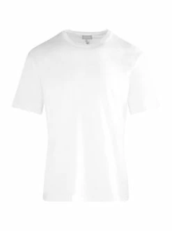 Wäsche Hanro T-Shirt Cotton Sporty In Weiß Günstig Kaufen