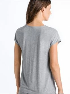 Große Größen Hanro T-Shirt Natural Elegance In Grau Günstig Kaufen -hanro shop hanro t shirt natural elegance in grau 3
