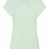 Große Größen Hanro T-Shirt Natural Elegance In Pistachio Melange Günstig Kaufen