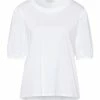 Große Größen Hanro T-Shirt Natural Shirt In Weiß Günstig Kaufen -hanro shop hanro t shirt natural shirt in weiss