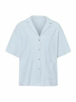 Große Größen Hanro T-Shirt Sleep & Lounge In Misty Blue Günstig Kaufen