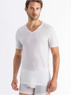 Wäsche Hanro T-Shirt Ultralight In Weiß Günstig Kaufen -hanro shop hanro t shirt ultralight in weiss 2