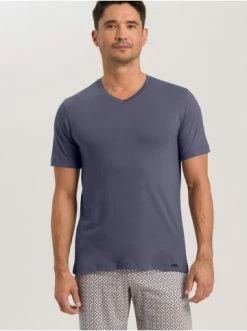 Shirts & Longsleeves Hanro T-Shirt V-Neck Living Shirts In Deep Onyx Günstig Kaufen -hanro shop hanro t shirt v neck living shirts in deep onyx 2