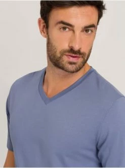 Shirts & Longsleeves Hanro T-Shirt V-Neck Living Shirts In Deep Onyx Günstig Kaufen -hanro shop hanro t shirt v neck living shirts in deep onyx 7