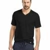 Shirts & Longsleeves Hanro T-Shirt V-Neck Living Shirts In Schwarz Günstig Kaufen -hanro shop hanro t shirt v neck living shirts in schwarz