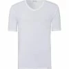 Wäsche Hanro T-Shirt V-Neck Natural Function In Weiß Günstig Kaufen
