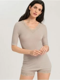 Große Größen Hanro T-Shirt Woolen Lace In Pumice Günstig Kaufen 10 Große Größen Hanro T-Shirt Woolen Lace In Pumice Günstig Kaufen -hanro shop hanro t shirt woolen lace in pumice 2