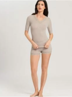 Große Größen Hanro T-Shirt Woolen Lace In Pumice Günstig Kaufen 12 Große Größen Hanro T-Shirt Woolen Lace In Pumice Günstig Kaufen -hanro shop hanro t shirt woolen lace in pumice 4