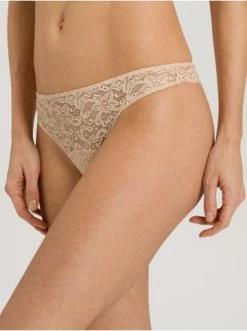 Wäsche Hanro Tanga Moments In Beige Günstig Kaufen