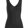 Große Größen Hanro Top Cotton Seamless In Schwarz Günstig Kaufen