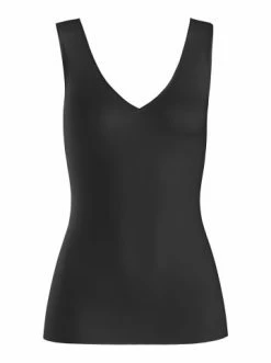 Große Größen Hanro Top Cotton Seamless In Schwarz Günstig Kaufen