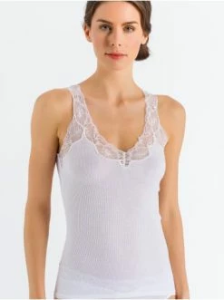 Große Größen Hanro Top Lace Delight In Weiß Günstig Kaufen -hanro shop hanro top lace delight in weiss 2