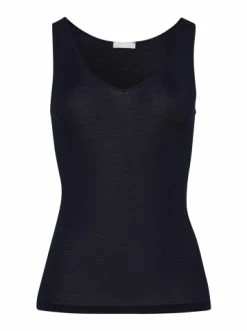 Shirts, Tops & Longsleeves Hanro Top Woolen Silk In Dunkelblau Günstig Kaufen