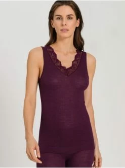 Große Größen Hanro Trägertop Woolen Lace In Sumac Günstig Kaufen -hanro shop hanro tragertop woolen lace in sumac 2