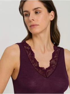 Große Größen Hanro Trägertop Woolen Lace In Sumac Günstig Kaufen -hanro shop hanro tragertop woolen lace in sumac 5
