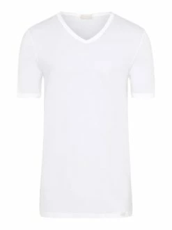 Wäsche Hanro Unterhemd / Shirt Kurzarm Ultralight In Weiß Günstig Kaufen