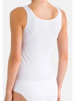 Wäsche Hanro Unterhemd / Tanktop Cotton Seamless In Weiß Günstig Kaufen -hanro shop hanro unterhemd tanktop cotton seamless in weiss 2